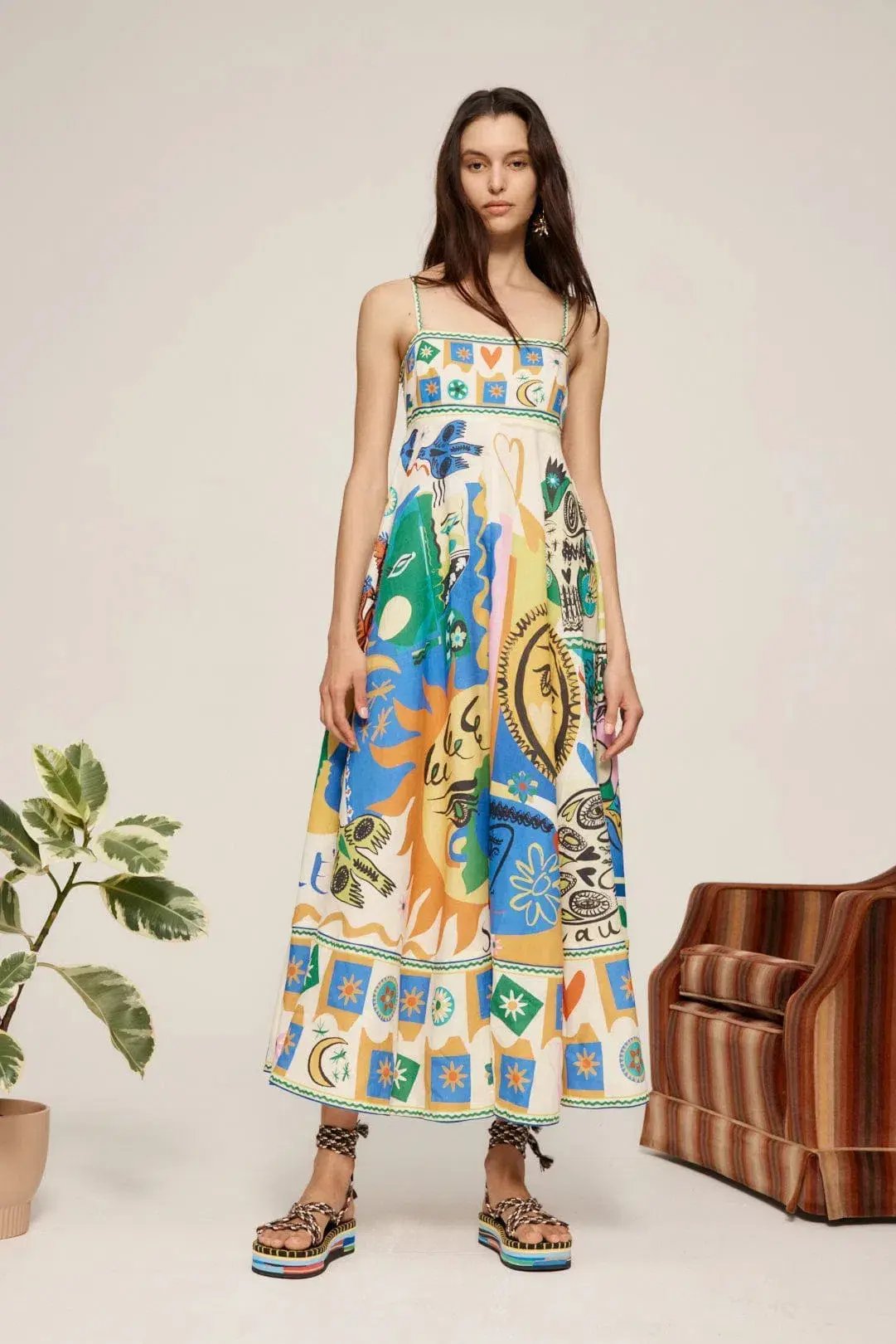 Alemais Soleil Sundress Cream AU 6 photo 3