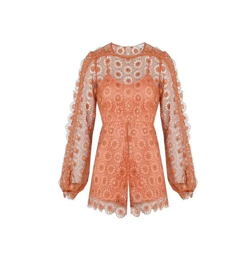 Alice McCall Send My Love Playsuit Orange Size 8 photo 6