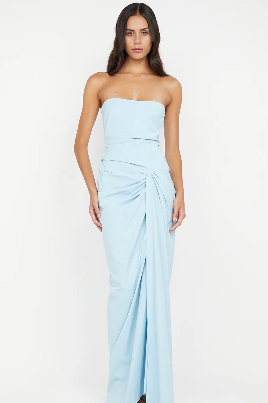 Bec & Bridge Domenic Strapless Dress - Sky Blue photo 3