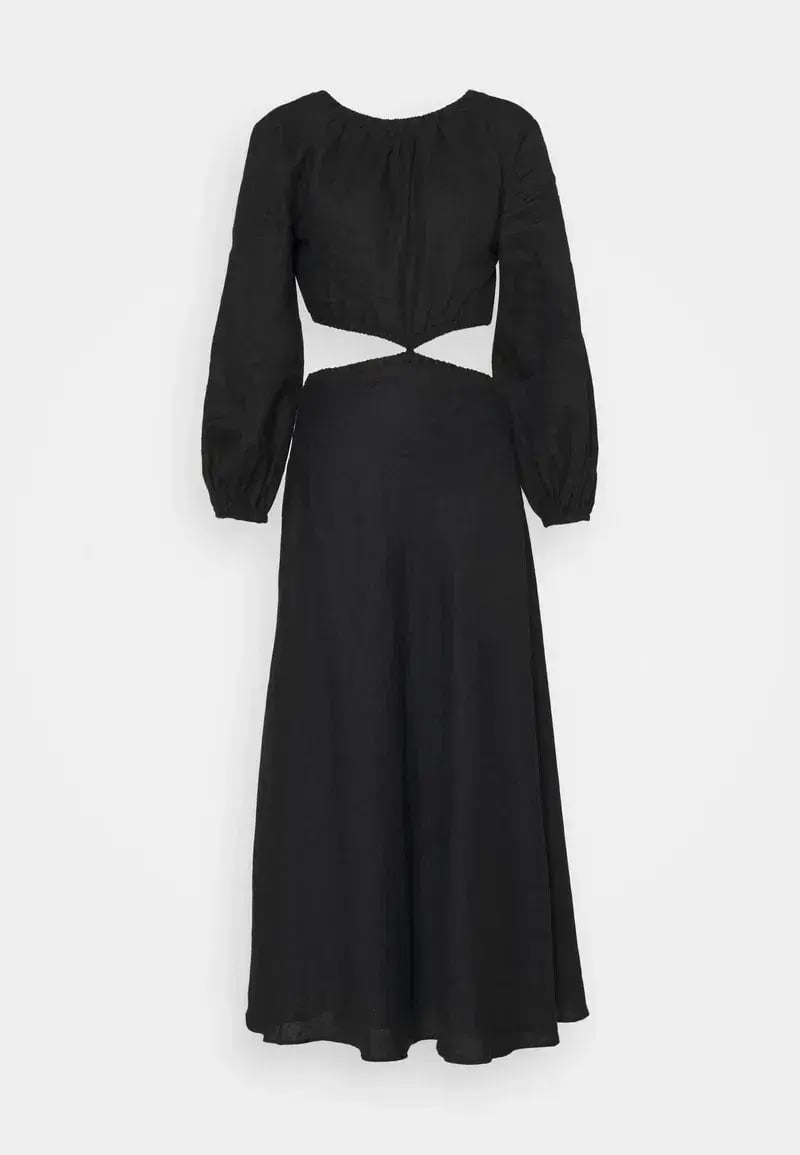 Bec and Bridge Madeleine Midi Dress Black Size 10 photo 3