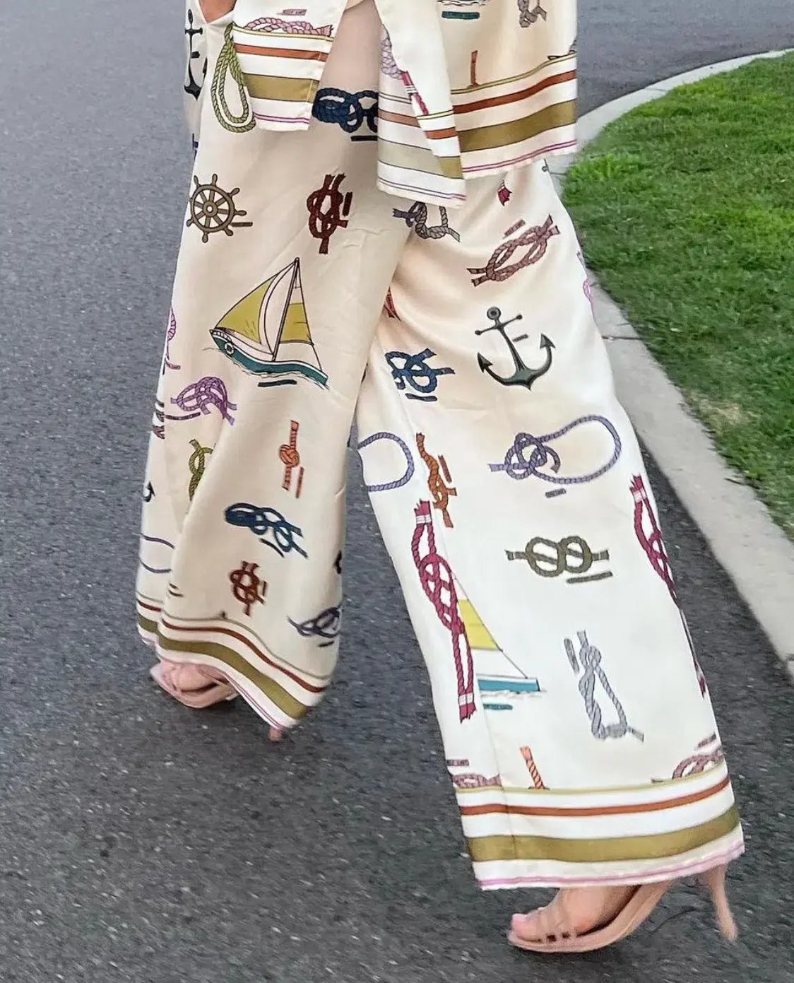 Alemais Ships Ahoy Man Shirt and Pants Set Print Size 14 photo 4