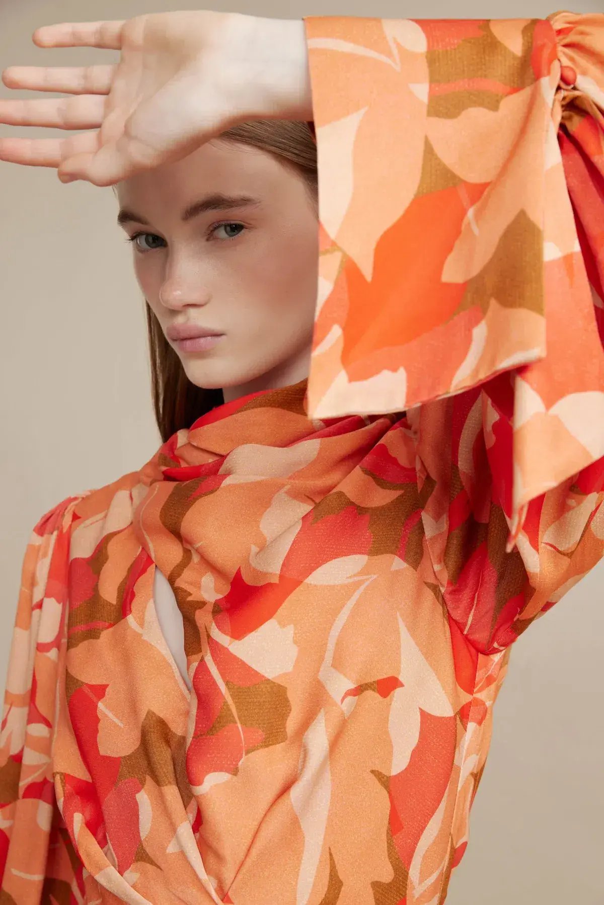 Acler Dunleer Dress Amber Bloom Size 10 photo 4