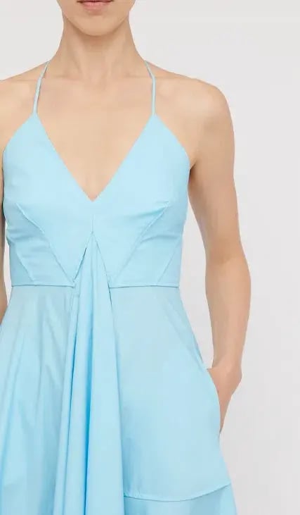 Scanlan Theodore Parachute Strappy Dress French Blue Size 6 / XS photo 2