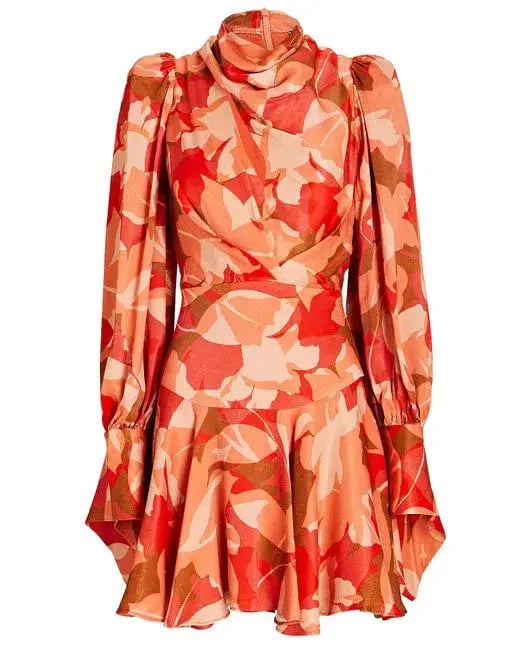 Acler Dunleer Dress Amber Bloom Size 10 photo 5
