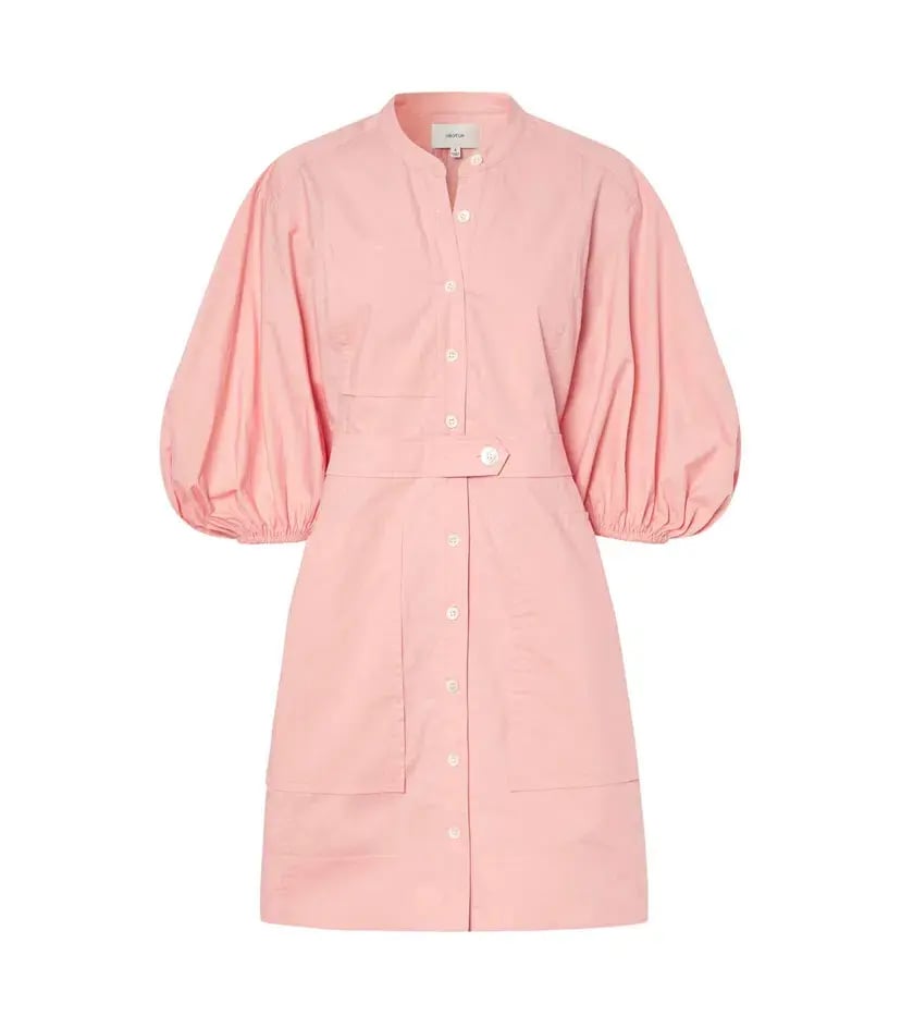 Oroton Short Utility Dress in Primrose Size 10 photo 4