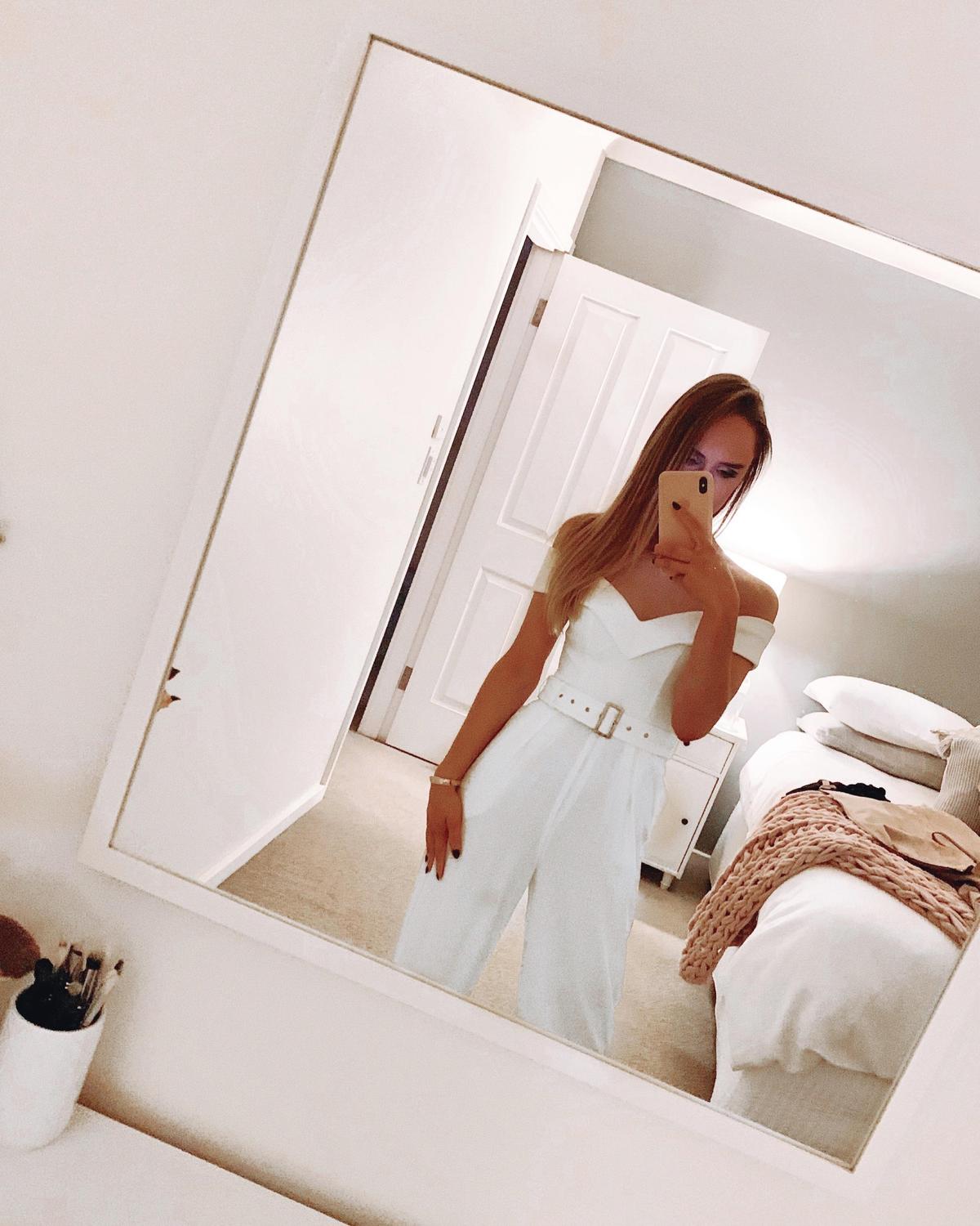 Sheike Amore Jumpsuit - White Size 6 photo 3