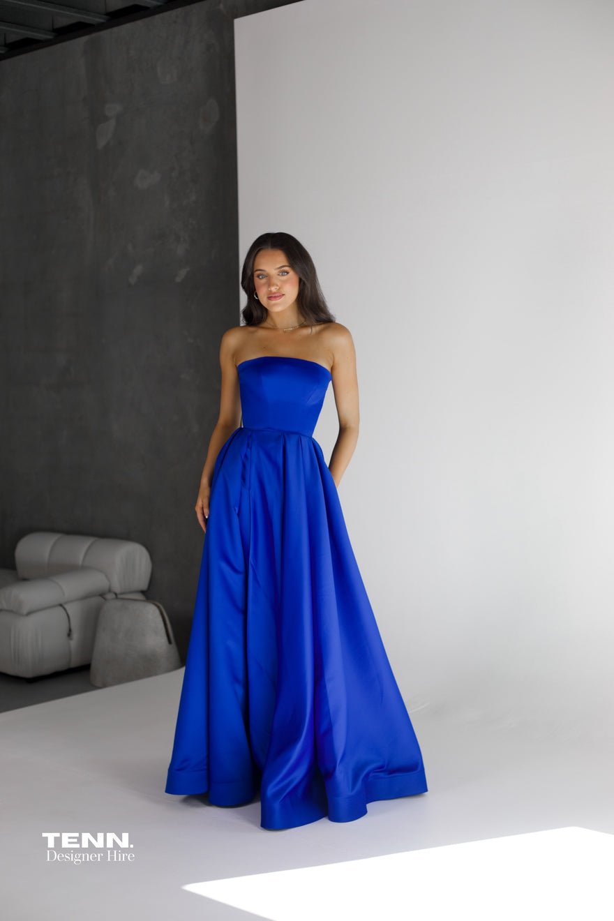 Lia Stublla Rosa Gown - Royal Blue photo 2
