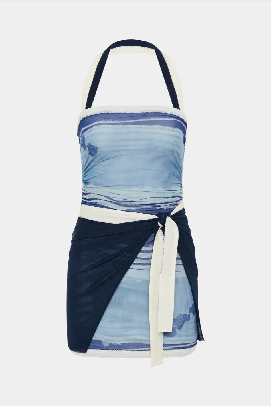 Sir the Label Breeze Mini Dress in Shoreline Stripe Size 0 / AU 6 photo 4
