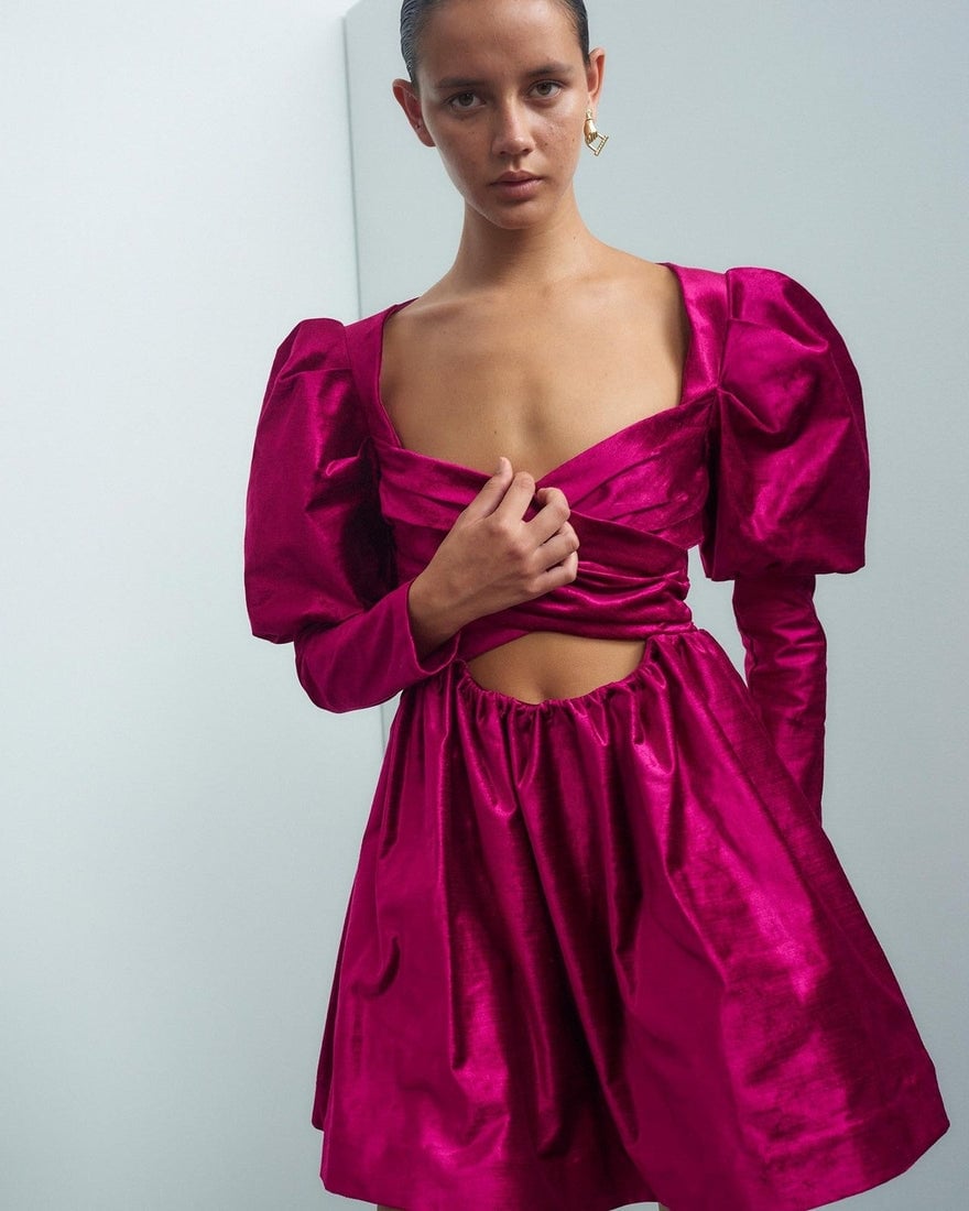 Alemais Roasario Puff Long Sleeve Mini photo 2