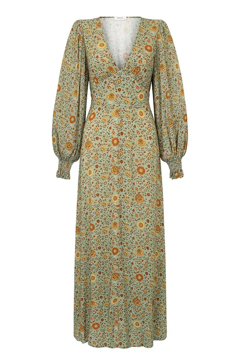 Spell Lady Untamed Gown Floral Size 8 photo 5