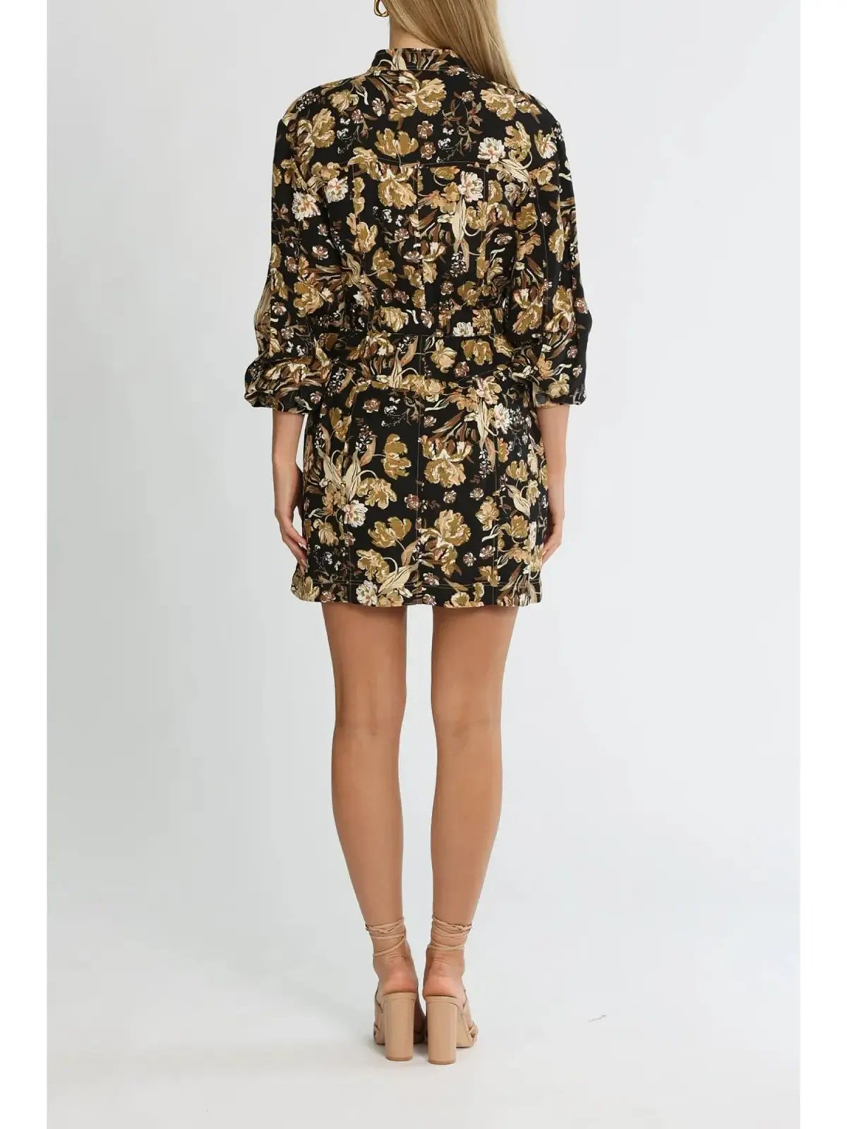 Shona Joy Palermo Panelled Mini Dress in Multi Size AU 14 photo 3
