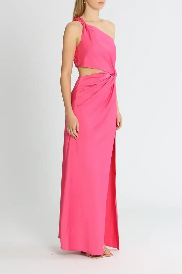 MISHA Kristin Gown Pink Size 8/S photo 2
