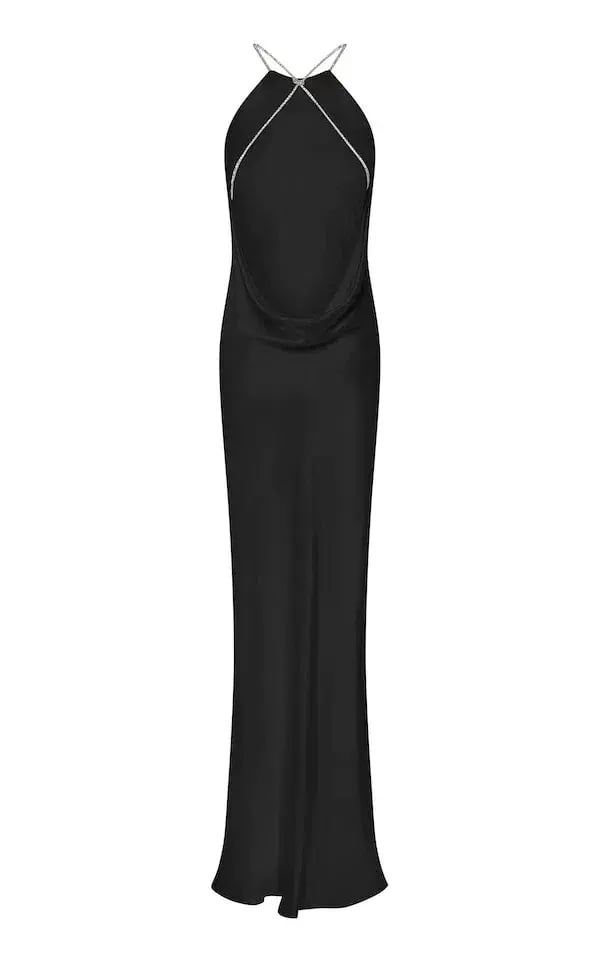 Effie Kats Martta Lace Dress Midi Black size 6 photo 7