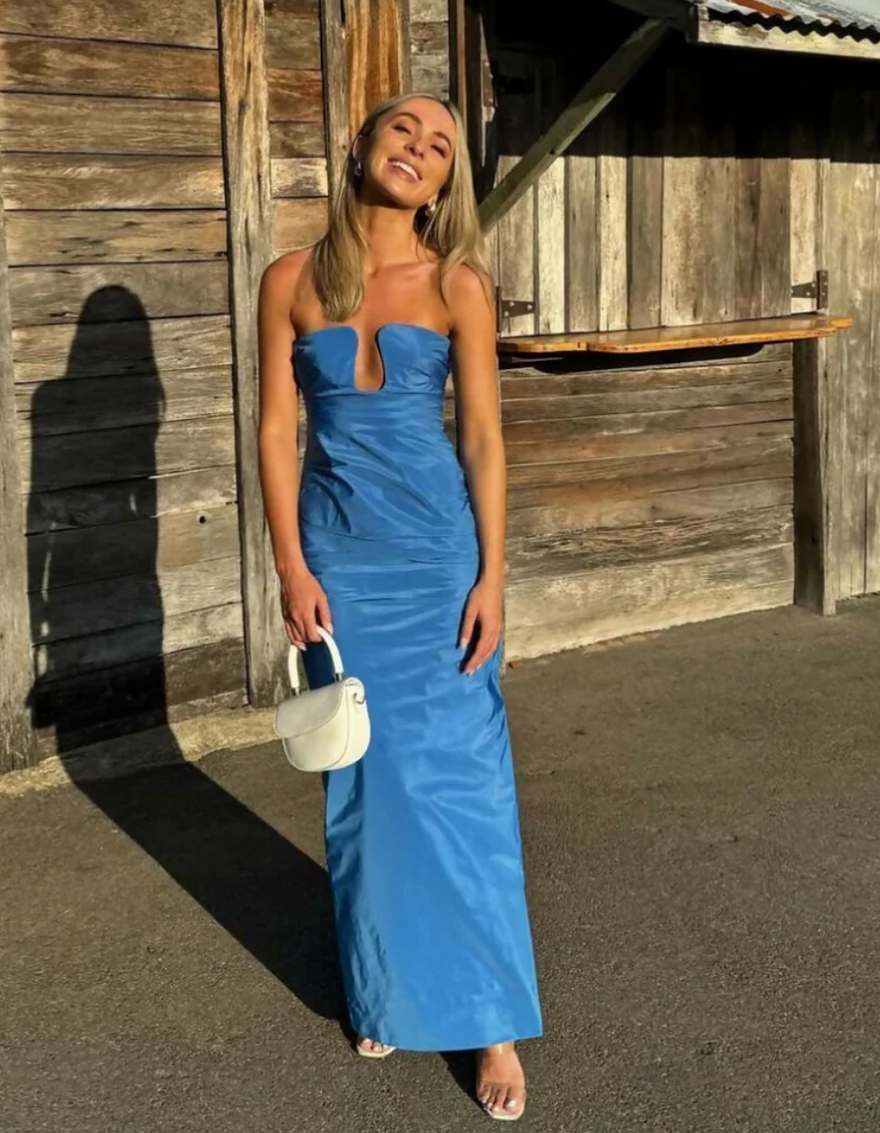 Sir The Label Caris Blue Gown photo 2