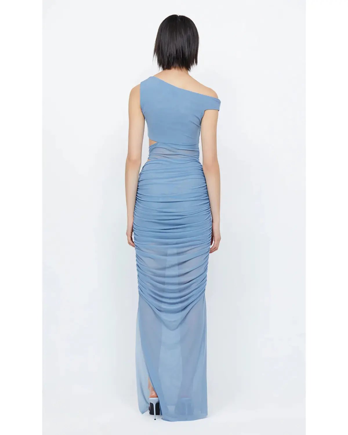 Bec & Bridge Whorl Asym Maxi Dress Meridian Blue Size AU 6 photo 3