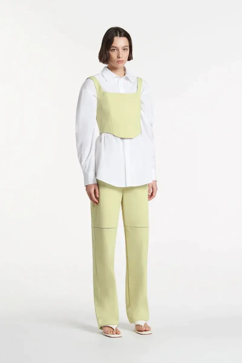 Sir the Label Set - Esther Structured Bodice & Pants Set in Pistachio Size 1 / AU 8 photo 3