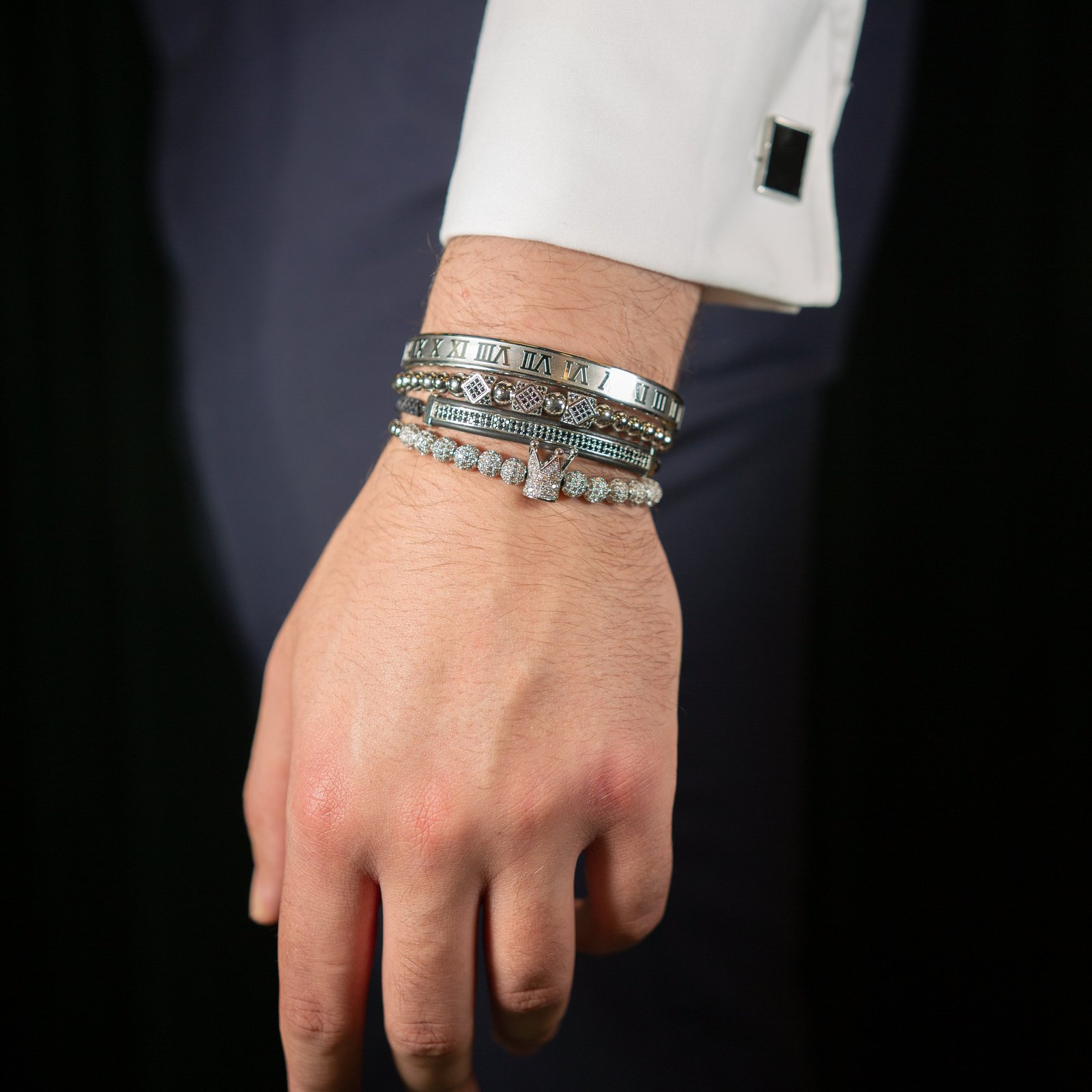 F With The King Bracelet - Silver photo 6
