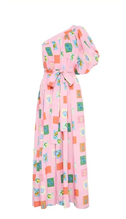 Palm Noosa Lotus Maxi Dress Pink Emblem Size 12 photo 3