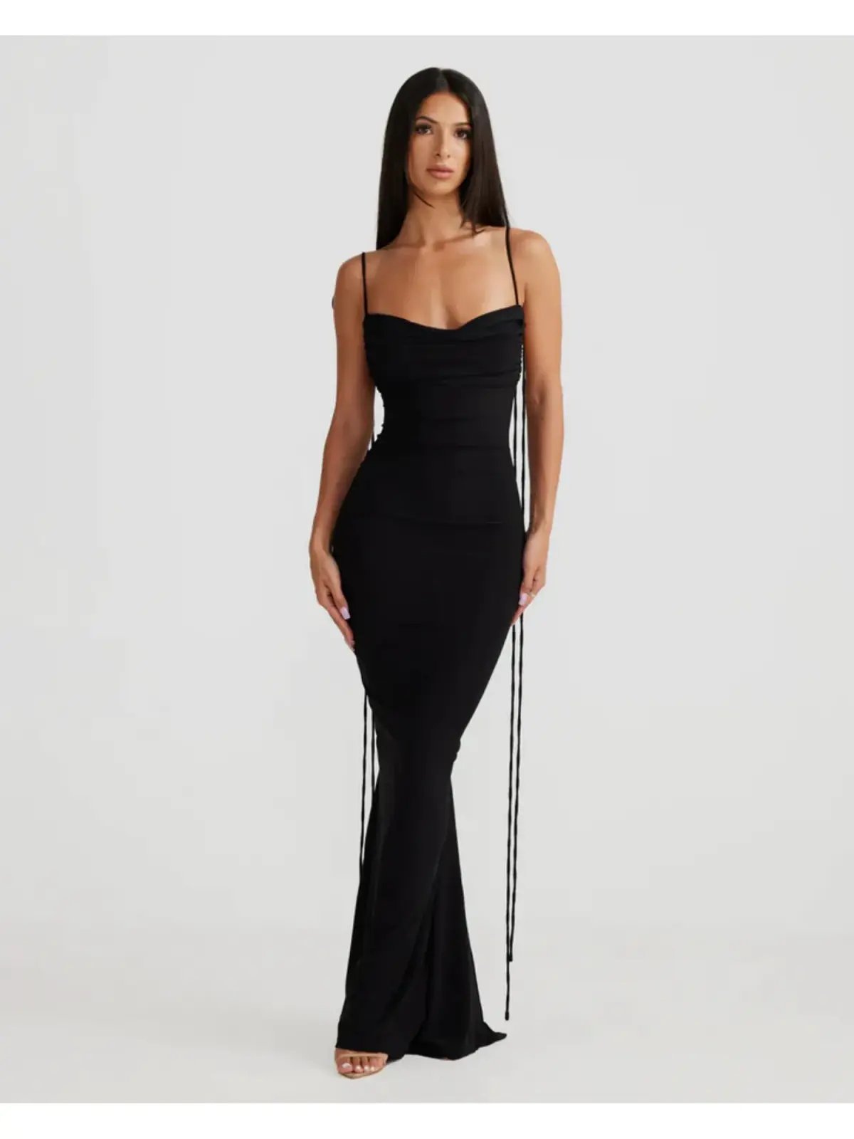 Melani the Label Jiani Gown Black Size AU 8 photo 2