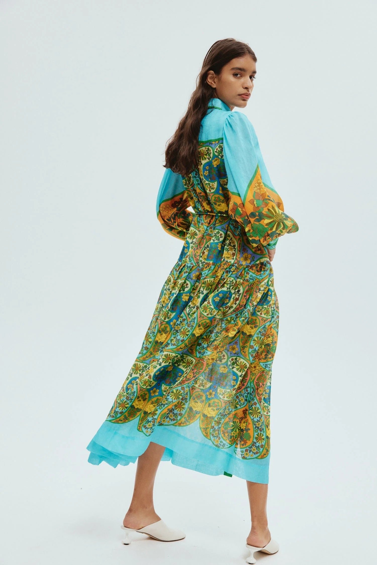 ALÉMAIS SOFIE SHIRTDRESS DRESS - MULTI photo 6
