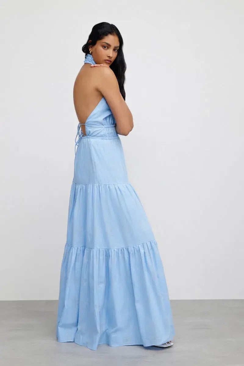 Significant Other Hunter Dress Marina Blue Size 8 photo 2
