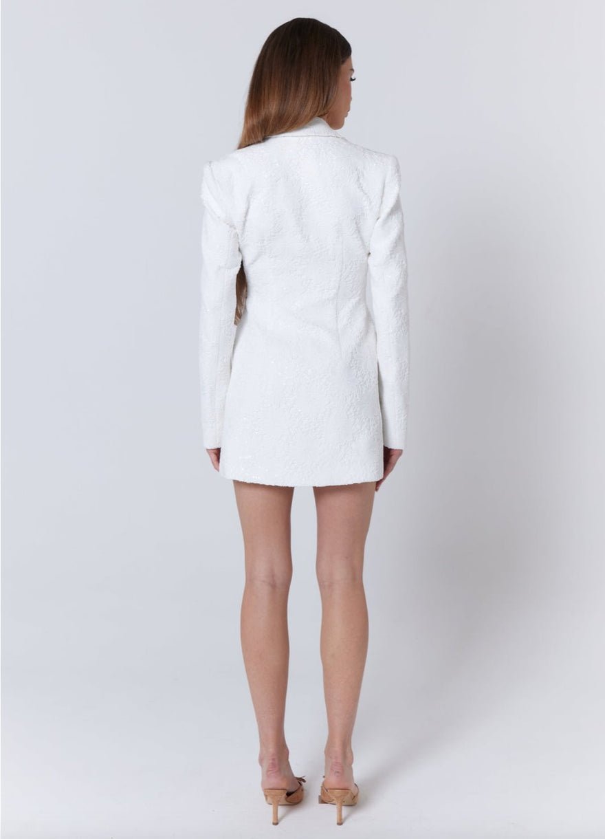 Sla the label Aisle Lace Blazer Dress photo 2