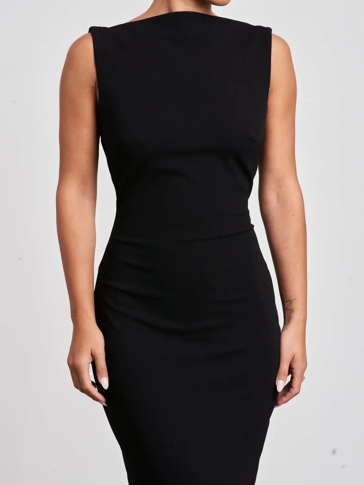 Effie Kats Verona Gown Black Size 14 photo 2