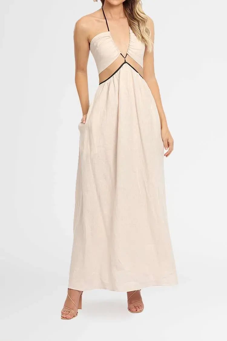 Bec and Bridge Noelle Maxi Dress Blush Size 12 photo 2