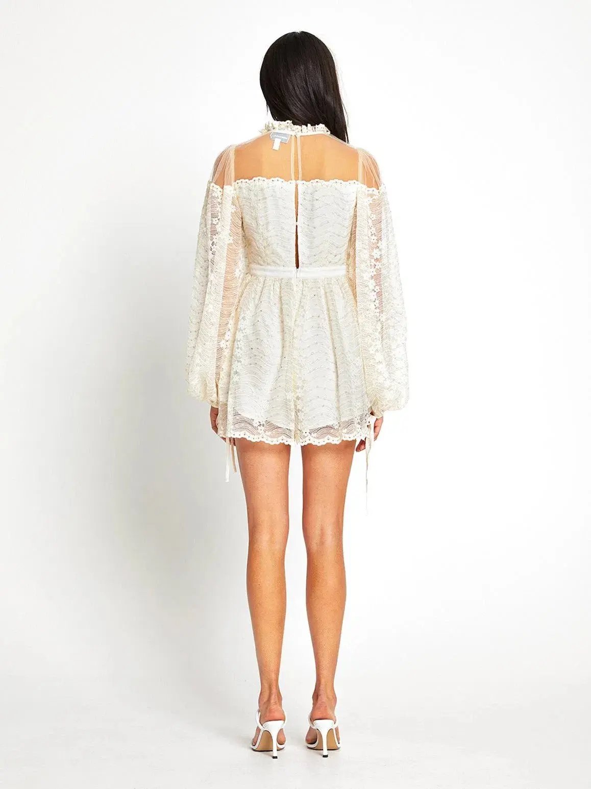 Alice McCall Moonstruck Playsuit Creme Size 8 photo 3