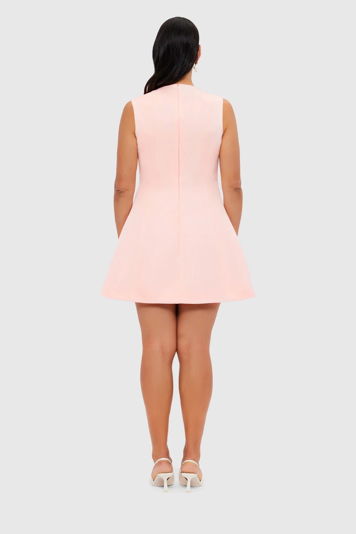 LEO LIN CHLOE SLEEVELESS MINI DRESS - SOFT PINK photo 6