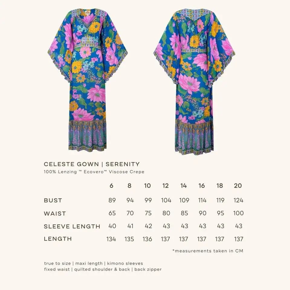 Nine Lives Bazaar Celeste Dress in Serenity photo 3