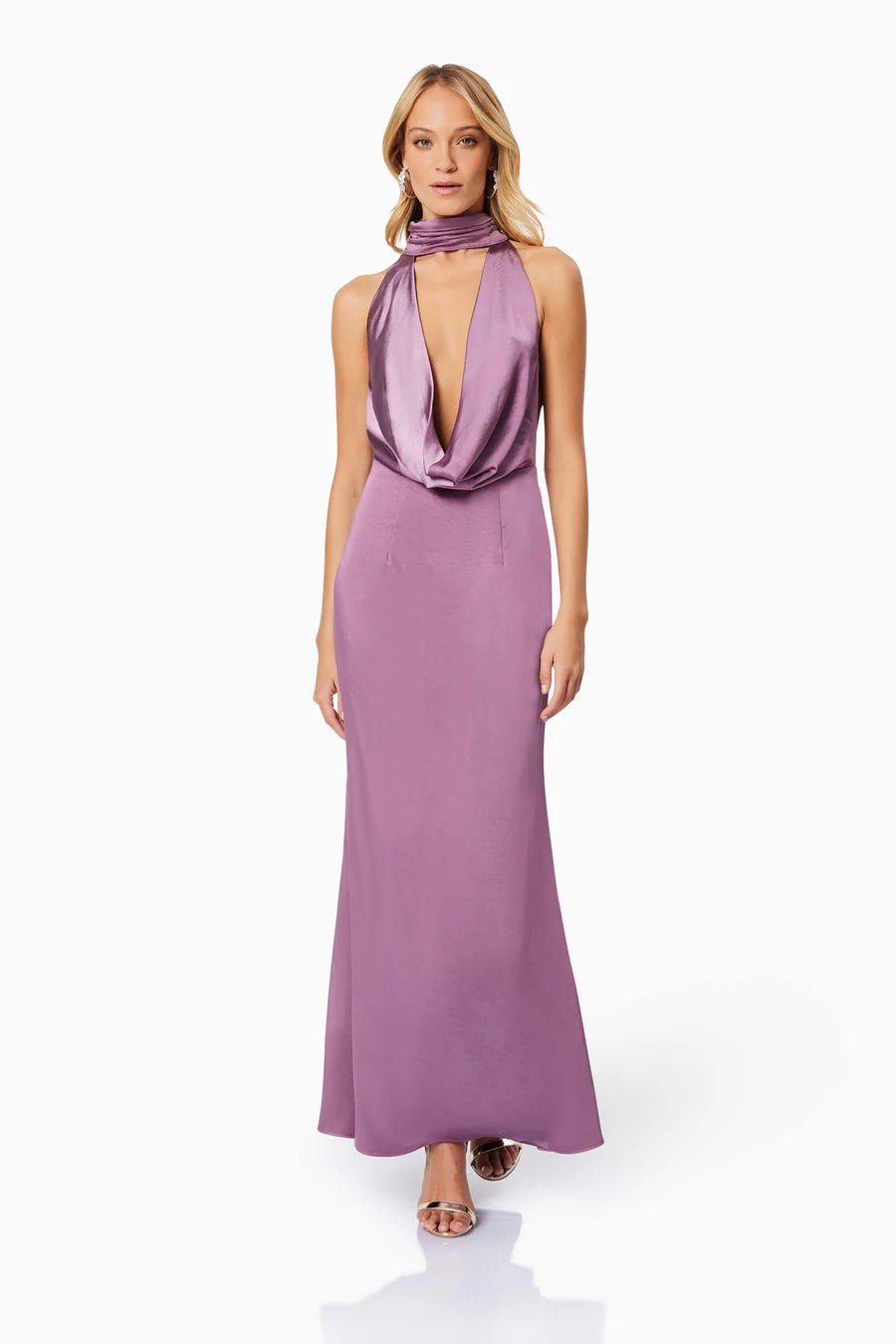 ELLIATT FAITH MAXI DRESS - MAUVE photo 6