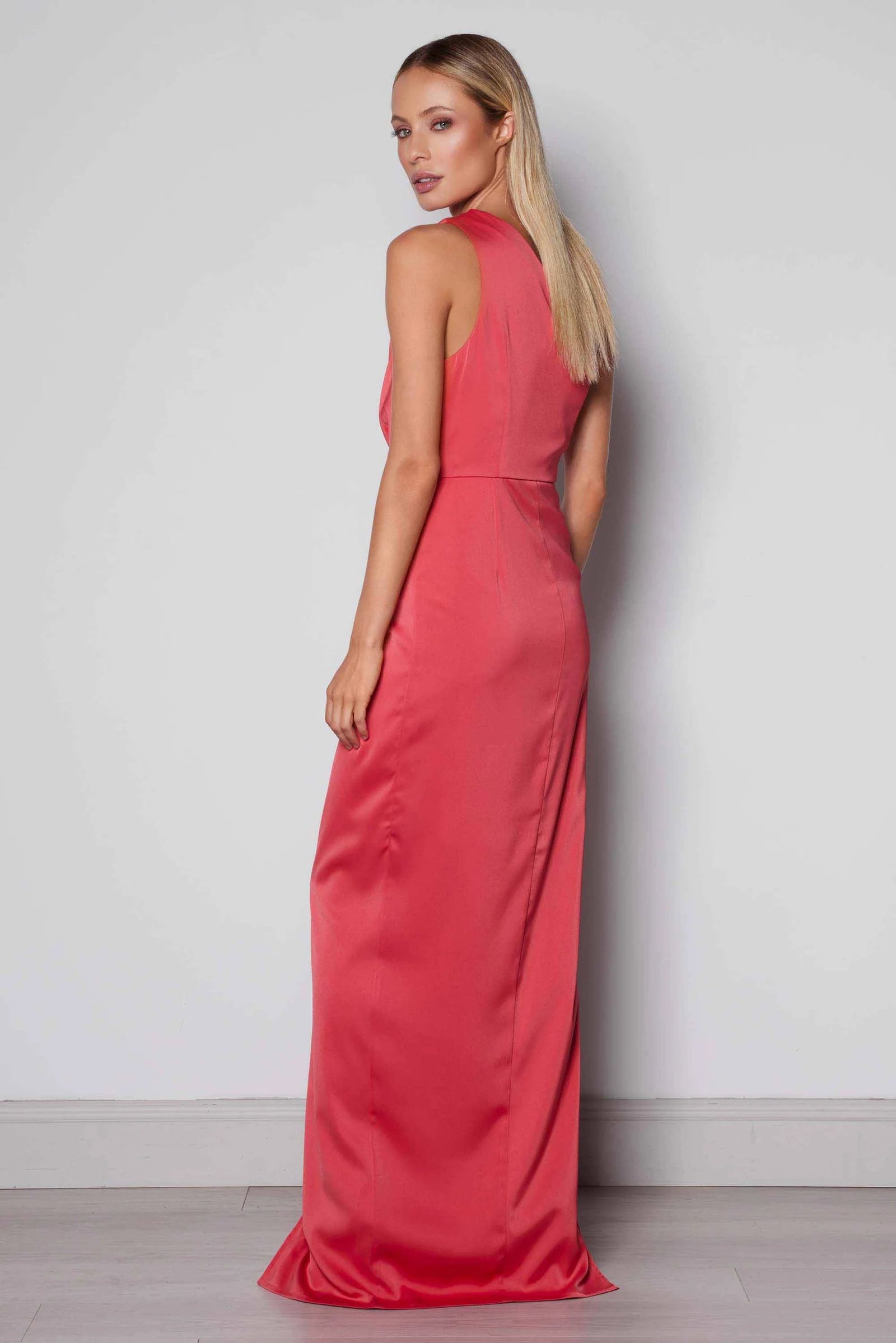 ELLE ZEITOUNE WENONA DRESS - CORAL photo 3