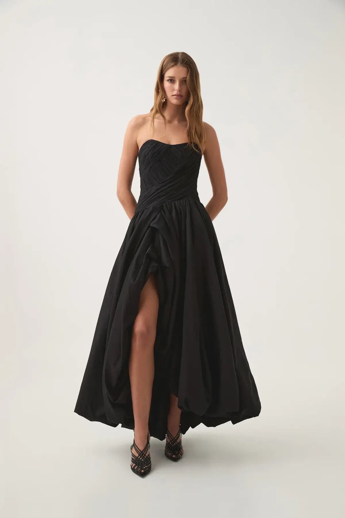 Aje Spatial Maxi Dress Black Size 8 photo 2