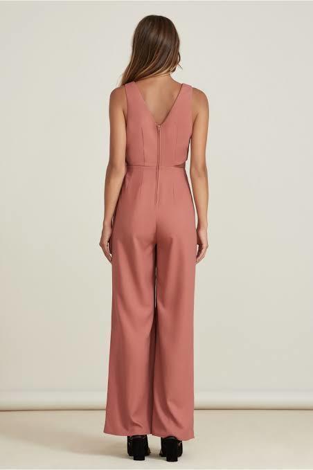 Finders Keepers Breezeblocks Jumpsuit Size 8 photo 3