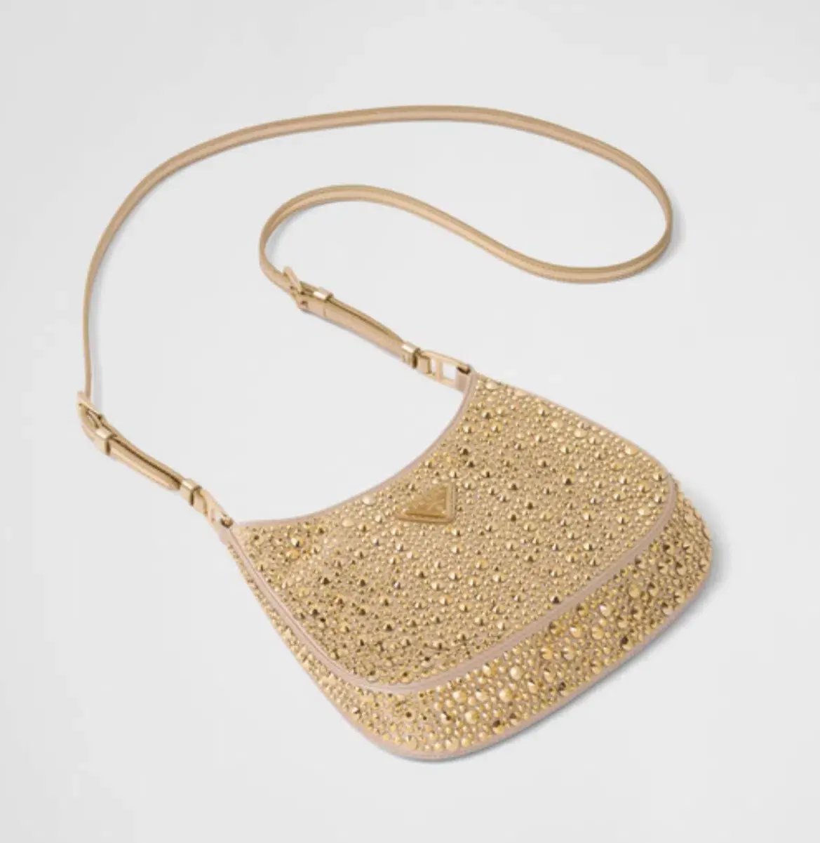 Prada Cleo Crystal Gold Bag photo 4