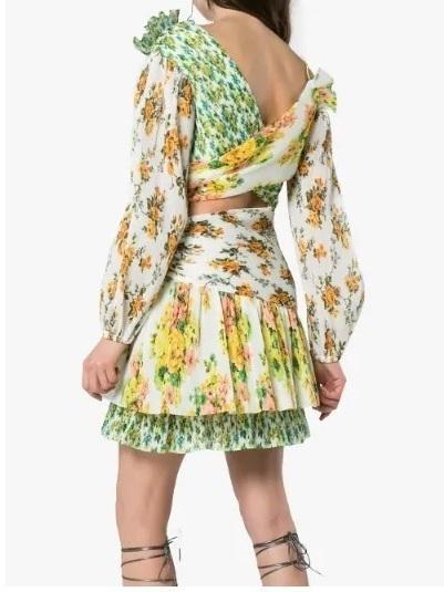 Zimmerman Golden Surfer Dress Multi Size 1 photo 3