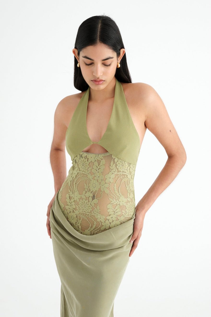Benni Miko Maxi Dress - Pear photo 2