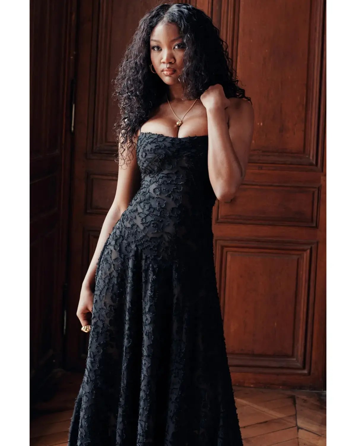 House Of CB Seren Maxi Dress in Black Size AU S / AU 8 photo 4