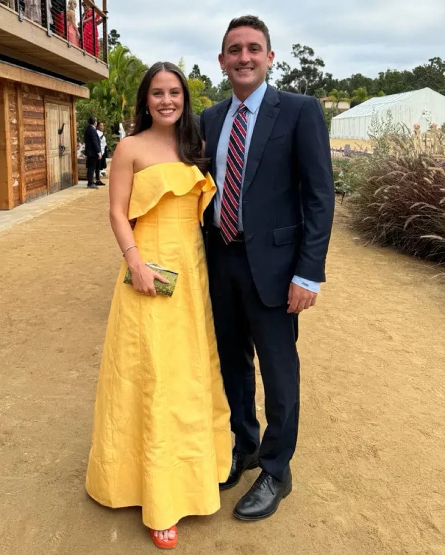Aje Shallows Strapless Gown in Marigold Yellow Size 6 photo 4