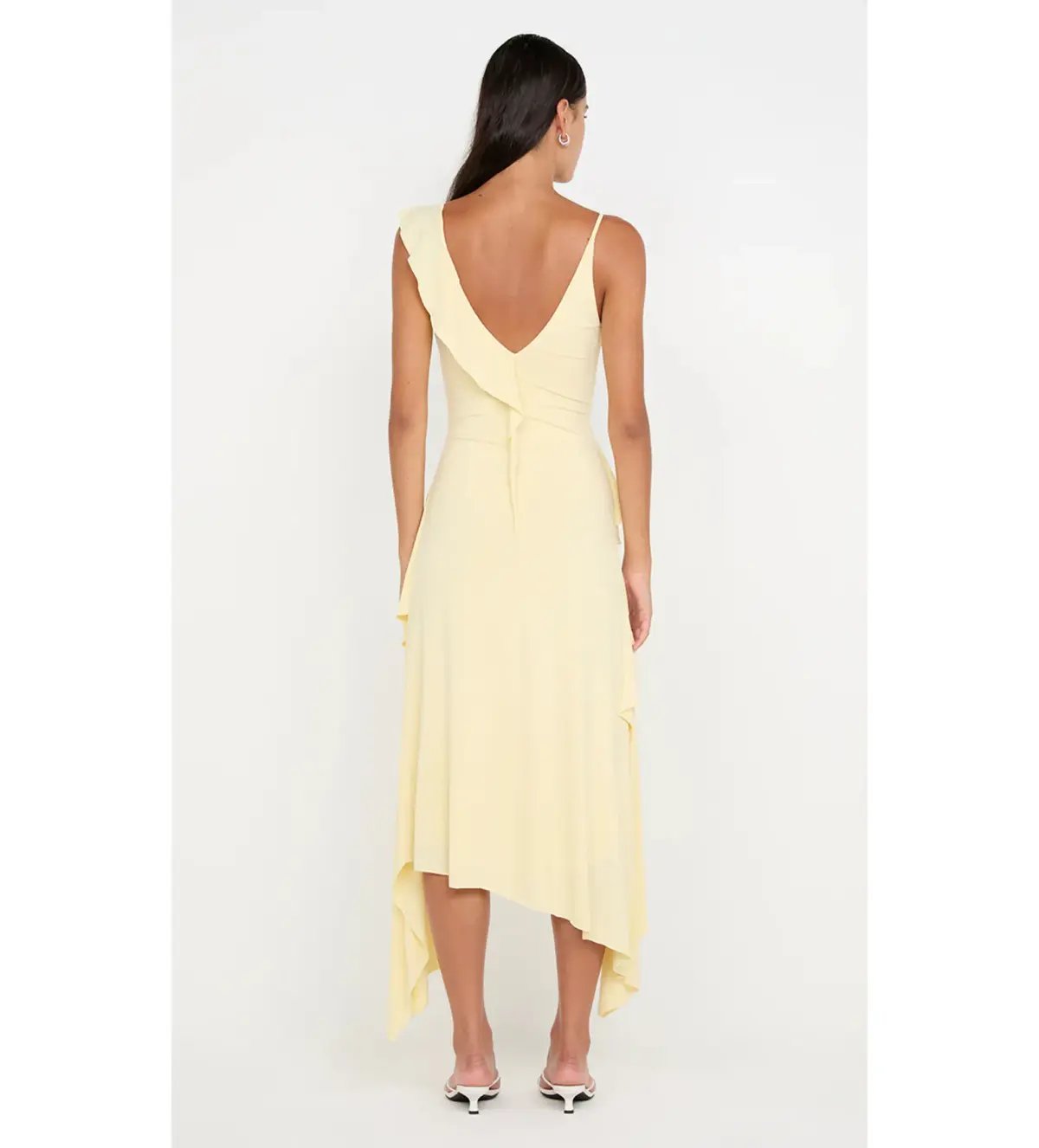 Bec and Bridge Marnie Asym Asymmetrical Dress in Yellow Size 10 photo 4