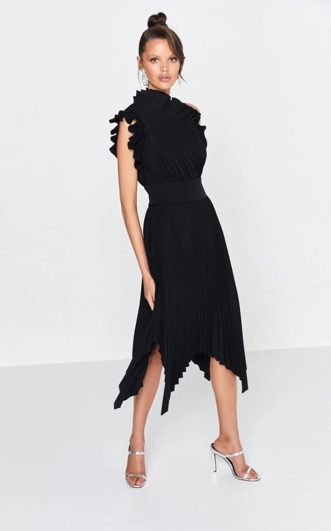 Mossman The Lady Like Dress Black Size 12 photo 2