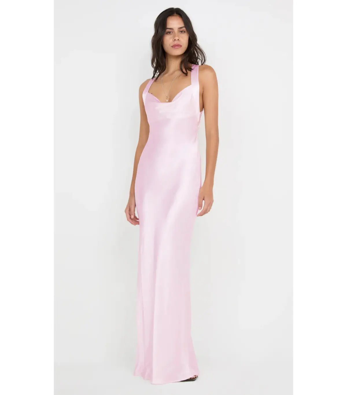 Bec & Bridge Gia Halter Maxi Dress Powder Pink Size AU 10 photo 2