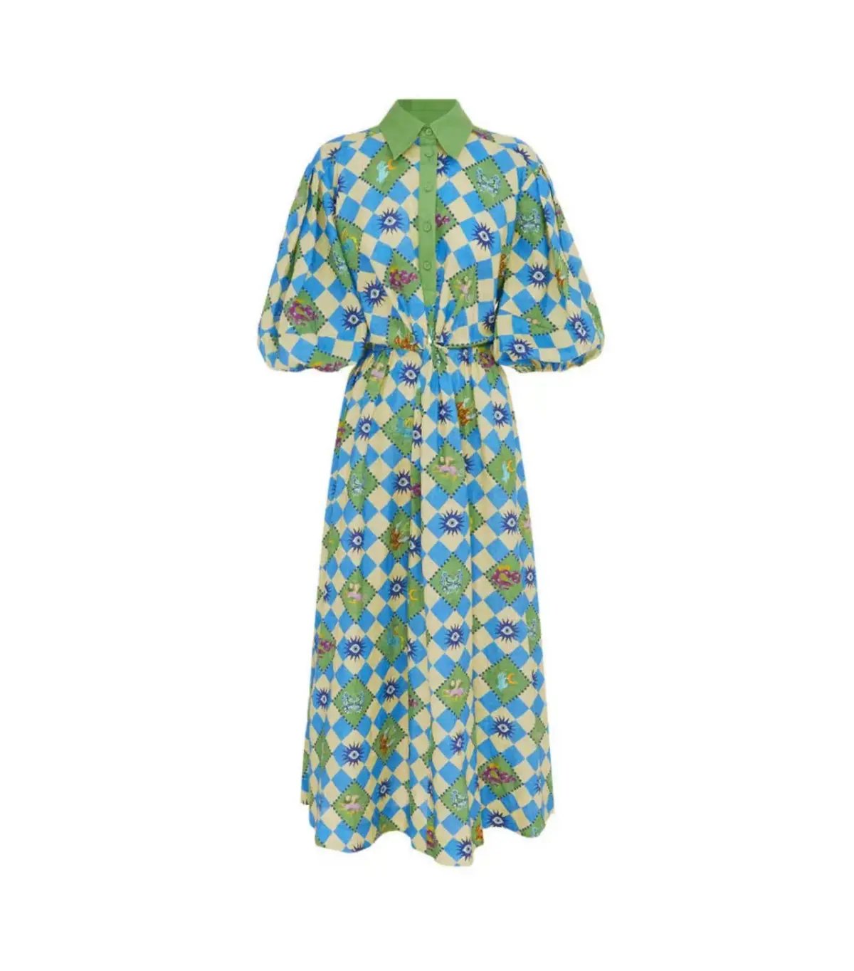 Alemais Lou Twist Front Shirt Dress Multi Size M / AU 10 photo 8