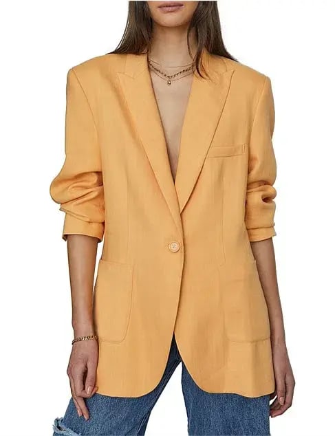 Viktoria and Woods Capulet Blazer Lava Bralette & Dawson Shorts Set Yellow Size 2 photo 7