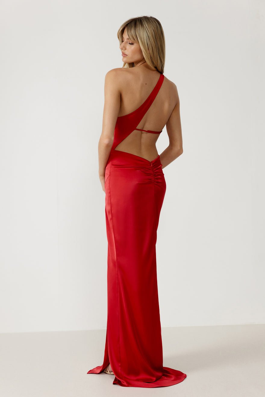 Lexi Natalya Dress - Deep Red photo 4