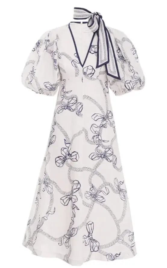 Zimmermann Day Midi Dress Print Size 1 / Au 10 photo 3