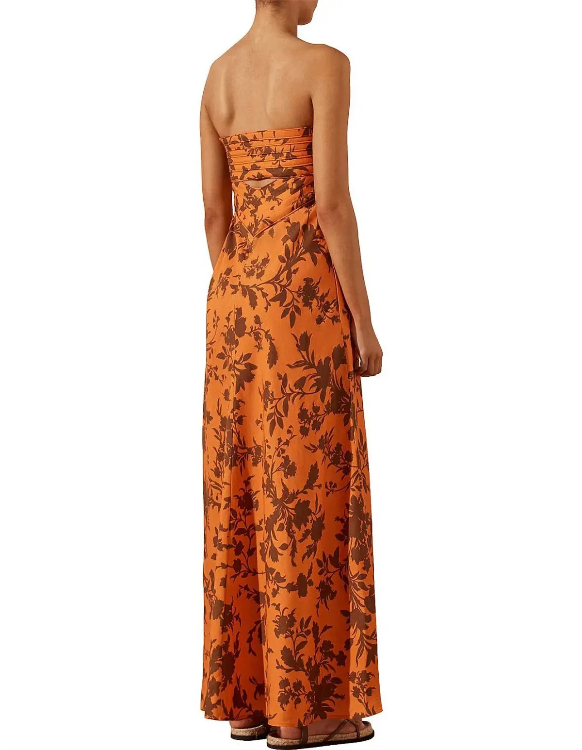 Shona Joy Uli Maxi Dress Orange Size 8 photo 3