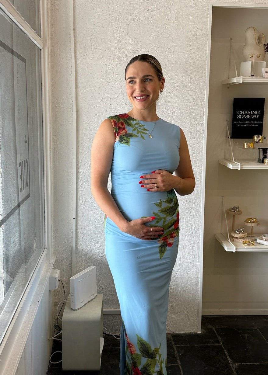 Aston Studio S Ariel Dress In Pool Bouquet photo 2