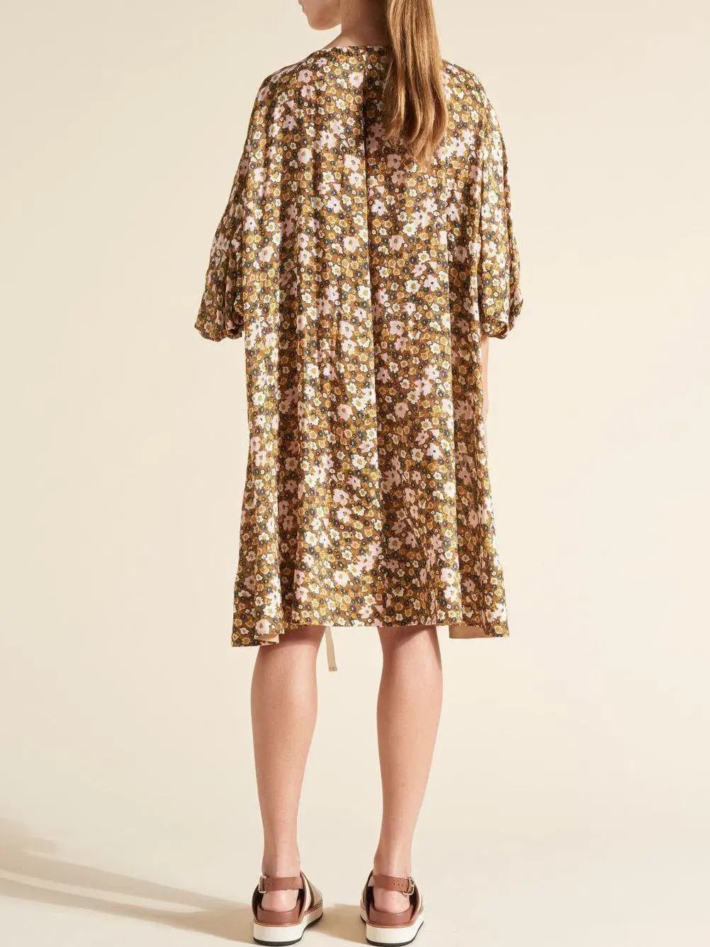 Lee Mathews Ariel Puff Sleeve Dress photo 2